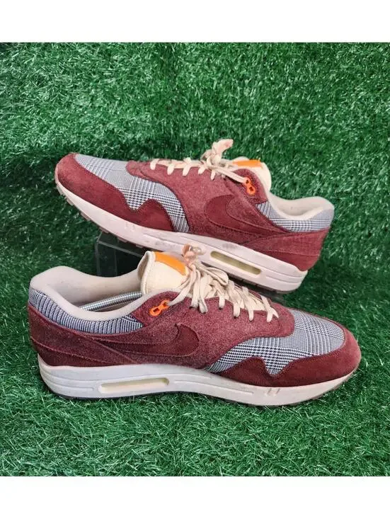 Nike Air Max 1 Houndstooth Bronze Eclipse Street Shoes CT1207-200 Men's Size 14 - Picture 5 of 7